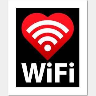 Wifi Love Posters and Art